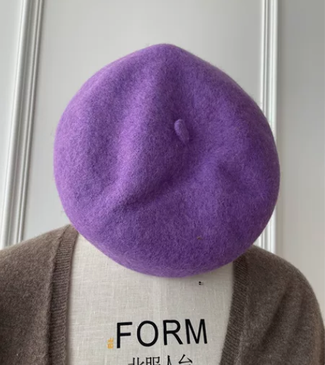 甩泪出！全新羊毛贝雷帽！包装袋均在！因为买...