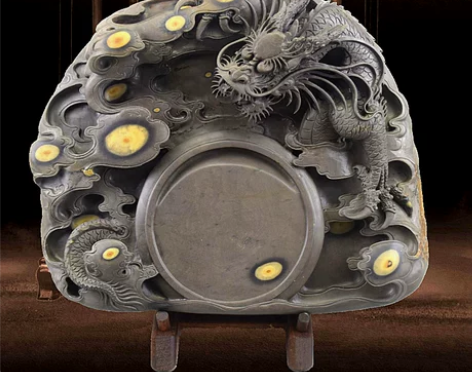 广东肇庆砚台端砚石眼文房四宝书法实用礼品