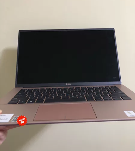 戴尔灵越7490粉色八成新送手提包跟无线鼠...