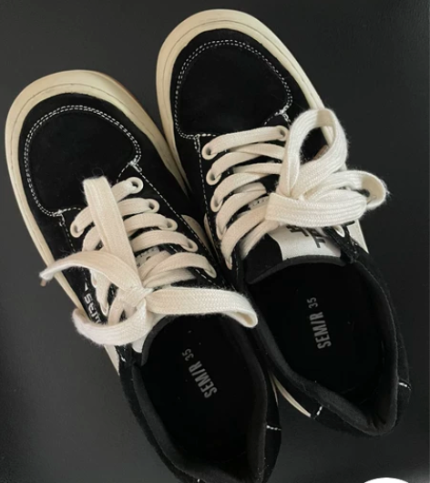 女式复古休闲老爹鞋运动鞋森马 36码，95...