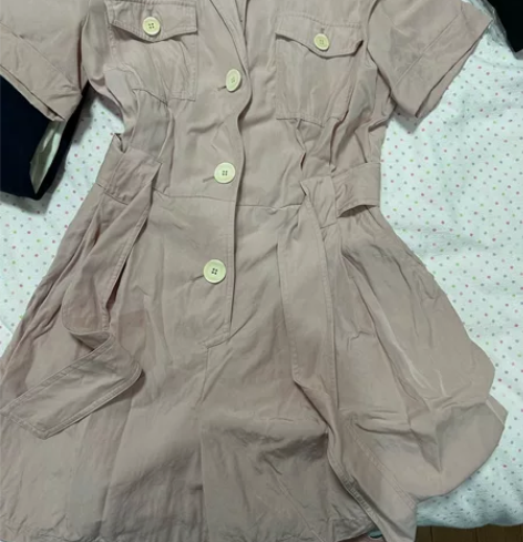 商场MM麦檬2022夏季新款天丝通勤高腰连...