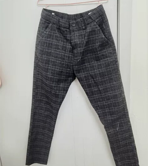 卡丹狄诺 夏秋热卖时尚修身格子长裤经典百搭...