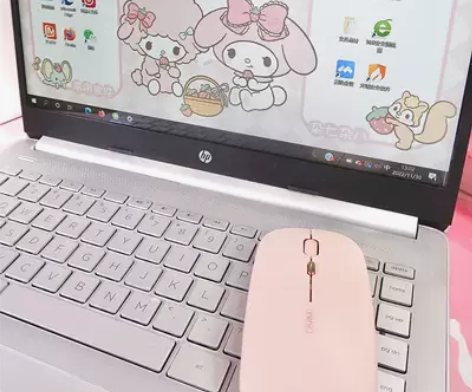 英菲克Q8蓝牙鼠标静音女生可爱笔记本办公电...