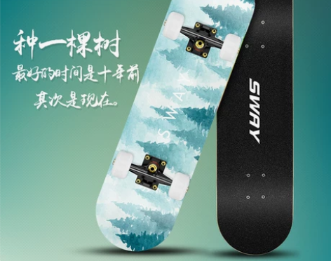 斯威专业滑板初学者成人男女生儿童青少年成年...