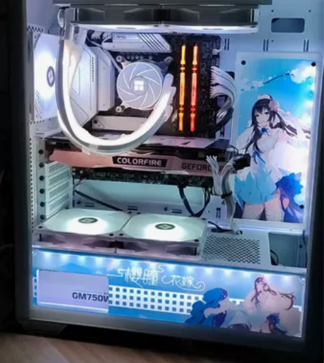 鑫谷直男360机箱白色 机箱是我订制的，我...