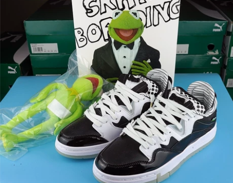 李宁板鞋男女同款迪士尼Muppets科米特...