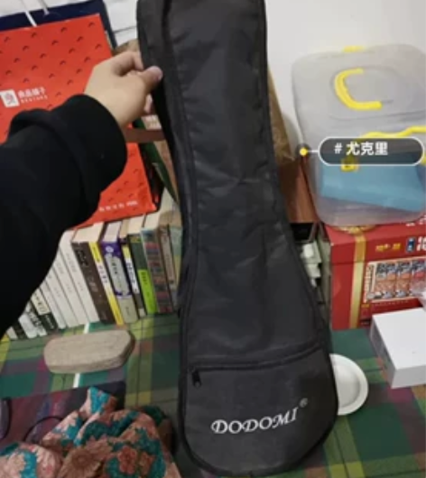 尤克里里，九成新，因为没有坚持学会又不想练...