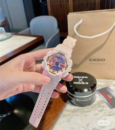 卡西欧 少女粉 公司发的 一直放在家里，全...