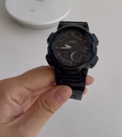 卡西欧 小黑武士手表 运动手表 防水 九成...