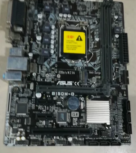 可冲新主板，华硕B150m-D拆机的，功能...