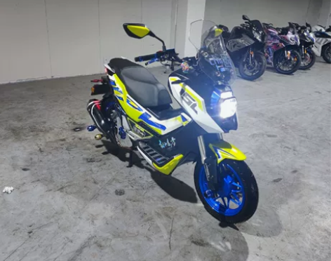 出21年9月力帆KPV150越野踏板摩托车...