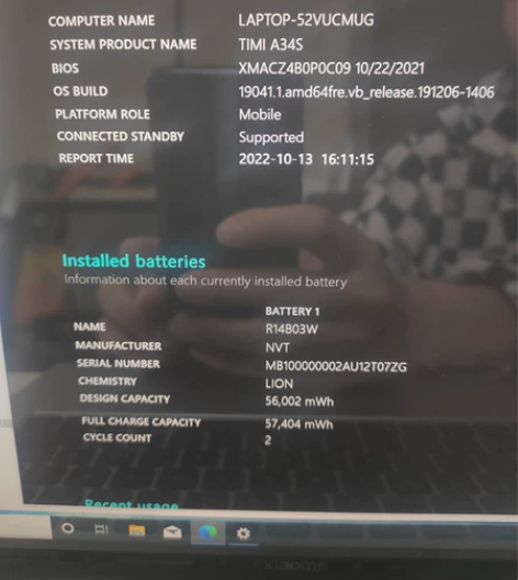 ?小米笔记本pro14锐龙版R7-5800...