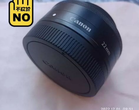 佳能微单饼干头，自用闲置 22mm F2e...