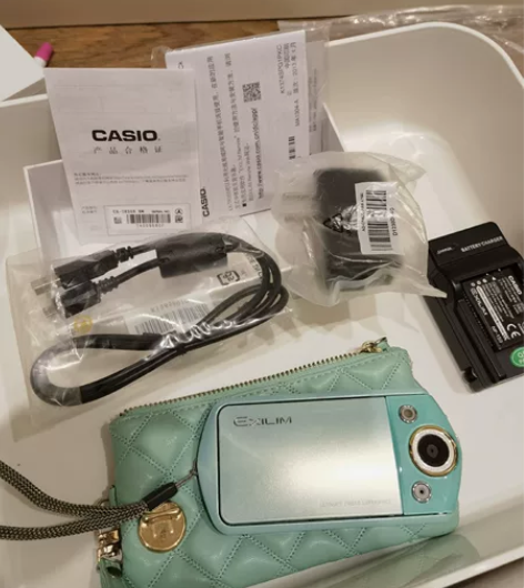 卡西欧TR350薄荷绿,99.99%全新,...