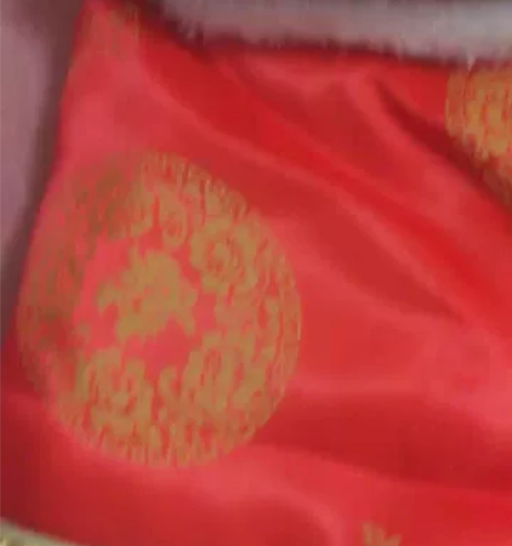 春秋冬兔毛边男女童通用礼服百岁周天生日送礼...