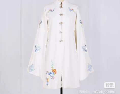 司南阁画屏汉服 长袄麓笙传统立领琵琶袖齐腰...