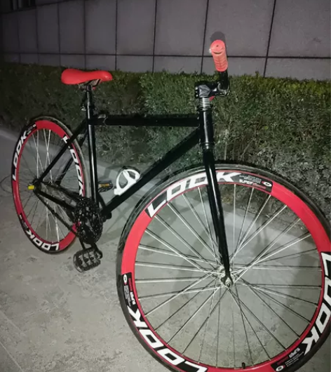 死飞自车行车男女倒刹倒骑公路赛，学生复古单...