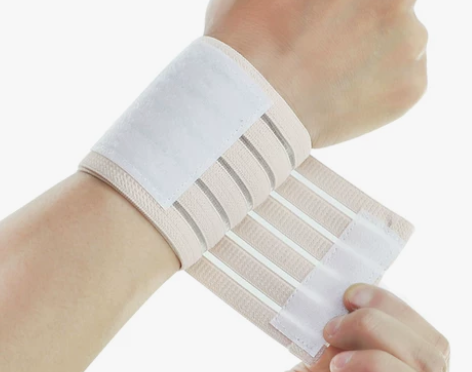 篮球装备健身护腕男女护手腕短款羽毛球运动透...