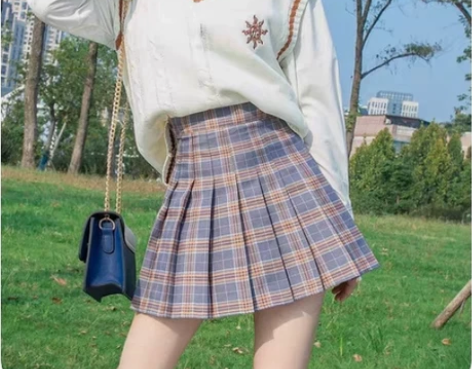 百褶裙女秋冬黑色短裙春秋大码高腰显瘦a字裙...