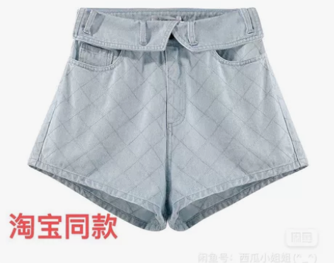 ins潮牛仔短裤女2020春夏季新款韩版网...