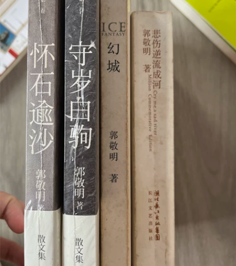 郭敬明散文集小说 《守岁白驹》《怀石逾沙》...