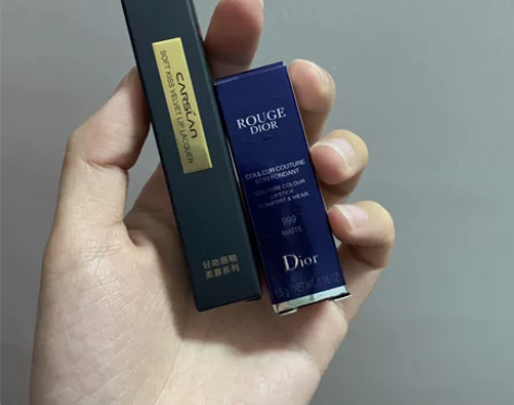 卡姿兰口红 色号 v233 迪奥999 哑...