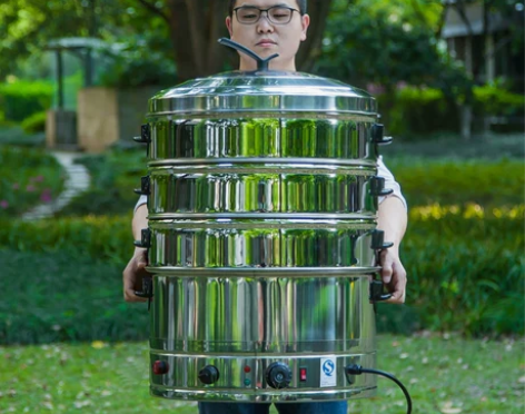 电蒸锅多功能家用大容量三层电蒸笼商用馒头蒸...