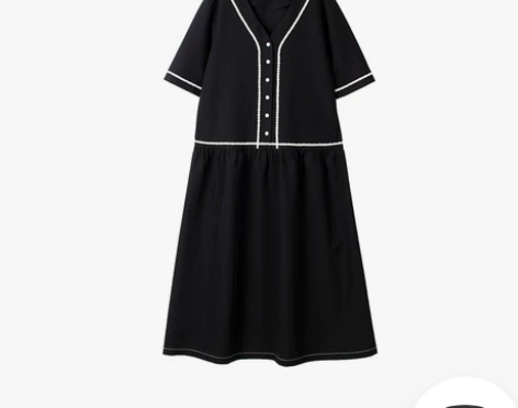 CHACHA  法式赫本风连衣裙女夏季短袖...