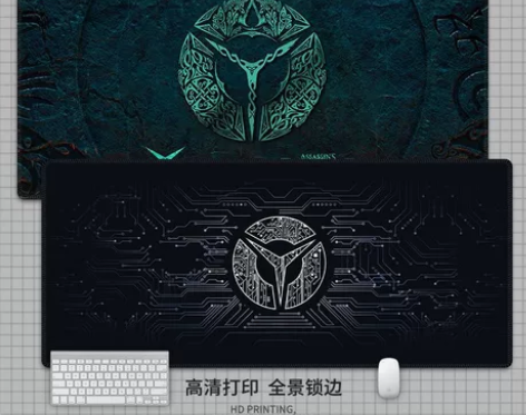 拯救者鼠标垫超大号加厚竞技游戏桌垫锁边加厚...