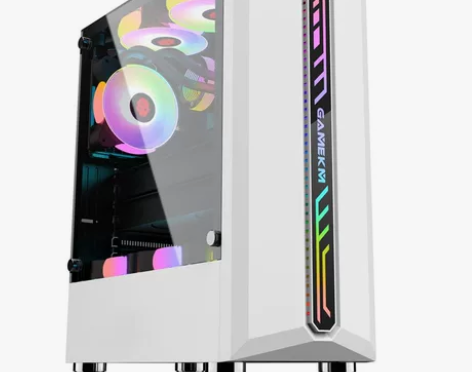 玩嘉尊耀机箱支持ATX主板侧透玻璃台式机电...