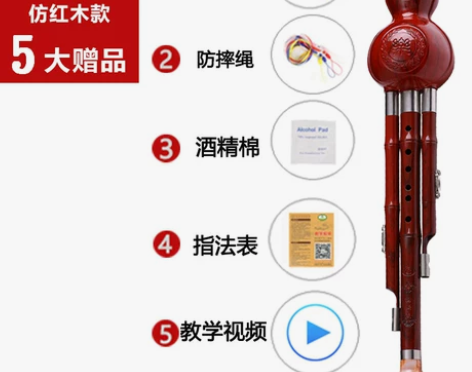 滇南丝韵葫芦丝乐器初学C调降B调小学生儿童...