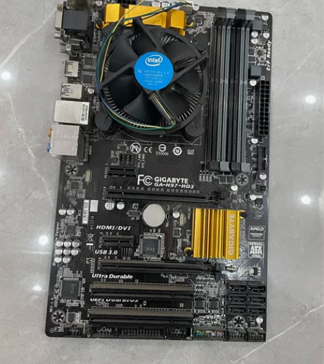 技嘉H97HD3 ATX主板ddr3+i5...