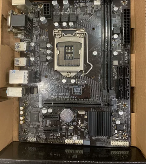 坏主板技嘉B250m-d2v 通电风扇转一...