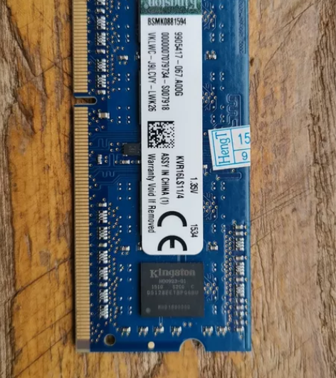 笔记本 4G金士顿内存条  个人升级拆卸无...