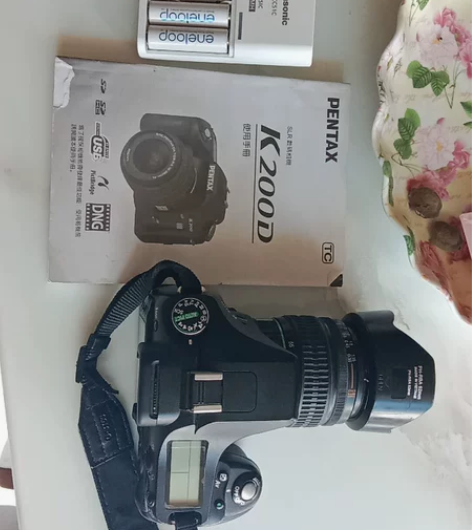 宾得K200D,经典单反,手感好,带18-...
