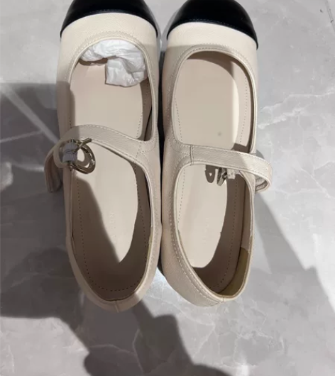 小香风复古玛丽珍鞋 试穿过一次，全新39码...