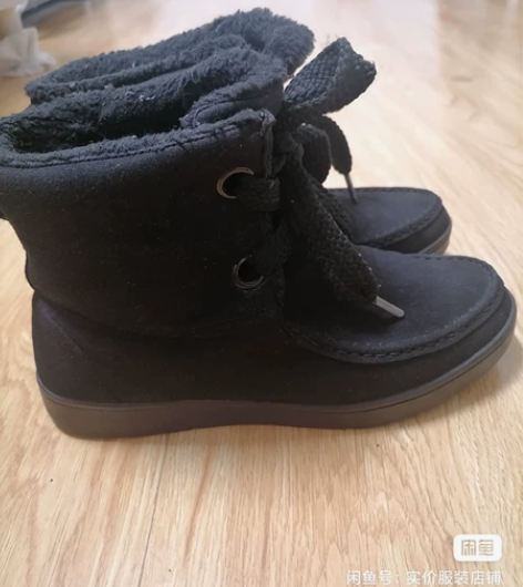 特步品牌棉鞋，女鞋，38码，大棉鞋，像反毛...