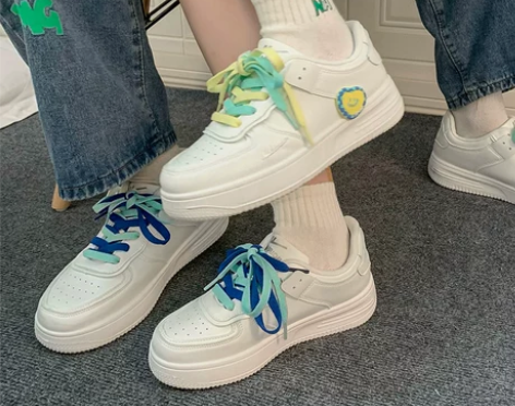 回力鸳鸯情侣小白鞋女秋2022新款韩版厚底...