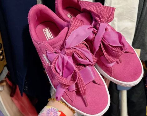 puma 粉色 正品正品正品 36码 穿过...