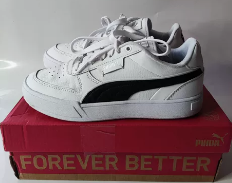 37.5码彪马puma女鞋板鞋休闲鞋小白鞋...