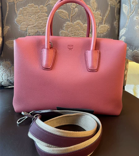 MCM milla手提单肩包 中号 成色新...