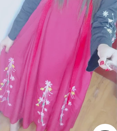 【五五年 汉服女原创设计 (花舞）刺绣齐胸...