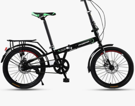 凤凰折叠自行车女式超轻便携成年小型男女儿童...