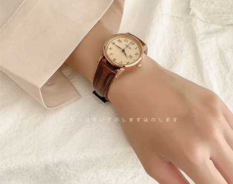 ?歌迪手表女ins风小众设计轻奢女士女款简...