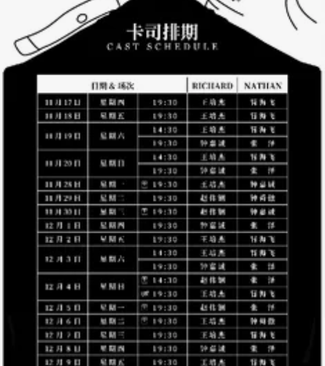 音乐剧危险游戏 【有】TM 12.4午 钢...
