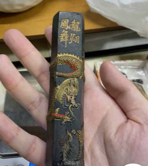 中国徽墨龙翔凤舞墨 一得阁+老胡文出口日本...