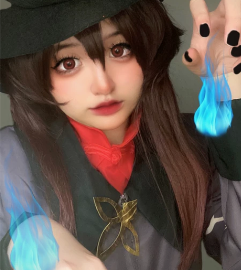 原神胡桃cos L XL 无瑕疵 有假毛无...