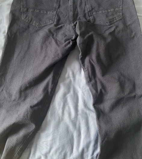 massimo dutti男休闲裤，海蓝色...