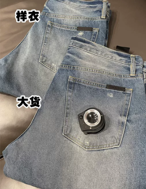 fog牛仔裤高版本美式高街男破洞第七季水洗...