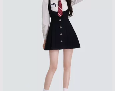 画解WAHJUIS 校园小说女主 假两件连...